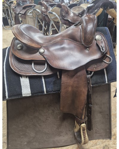 SELLE WESTERN OCCASION EQUITATION AMERICAINE USA CONTINENTAL