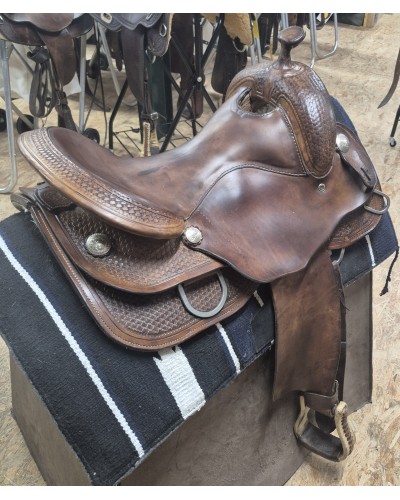 SELLE WESTERN OCCASION EQUITATION AMERICAINE USA CONTINENTAL