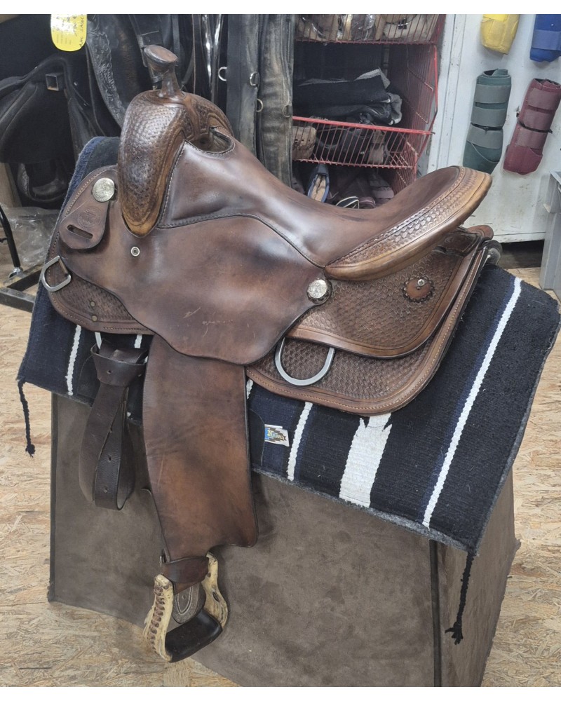 SELLE WESTERN OCCASION EQUITATION AMERICAINE USA CONTINENTAL