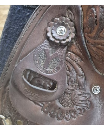 SELLE WESTERN OCCASION EQUITATION AMERICAINE USA CONTINENTAL