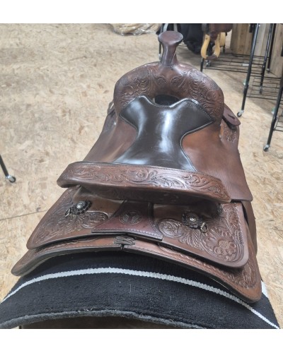 SELLE WESTERN OCCASION EQUITATION AMERICAINE USA CONTINENTAL