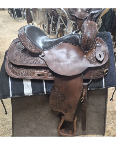 SELLE WESTERN OCCASION EQUITATION AMERICAINE USA CONTINENTAL