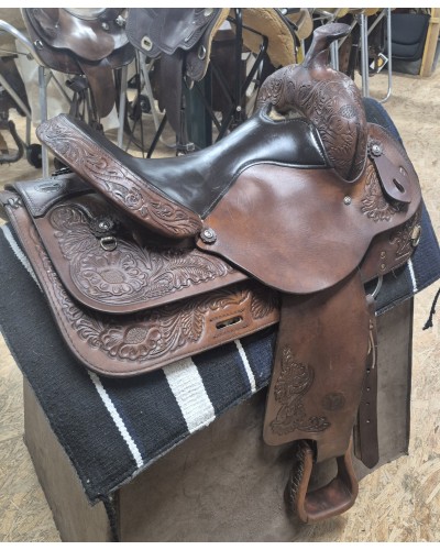 SELLE WESTERN OCCASION EQUITATION AMERICAINE USA CONTINENTAL