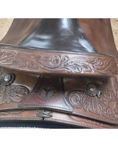 SELLE WESTERN OCCASION EQUITATION AMERICAINE USA CONTINENTAL