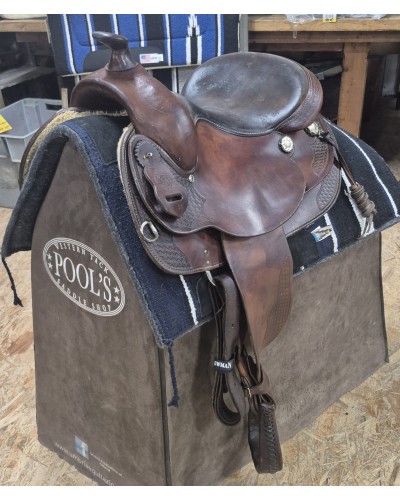 SELLE WESTERN OCCASION EQUITATION AMERICAINE USA CONTINENTAL
