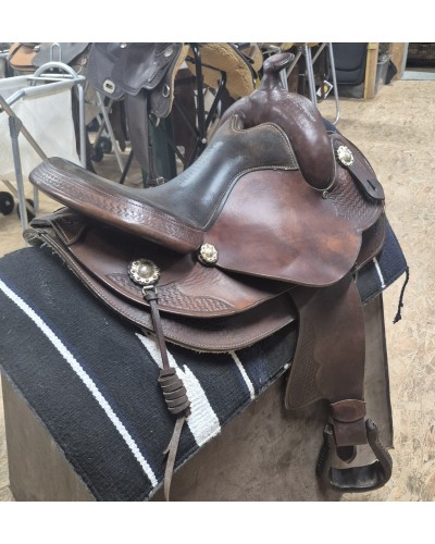 SELLE WESTERN OCCASION EQUITATION AMERICAINE USA CONTINENTAL