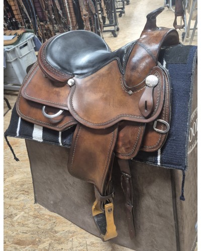 SELLE WESTERN OCCASION EQUITATION AMERICAINE USA CONTINENTAL