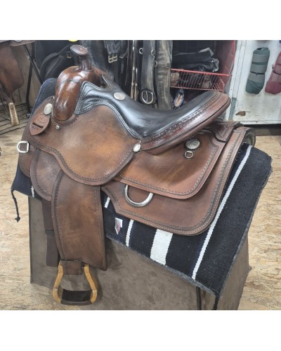 SELLE WESTERN OCCASION EQUITATION AMERICAINE USA CONTINENTAL