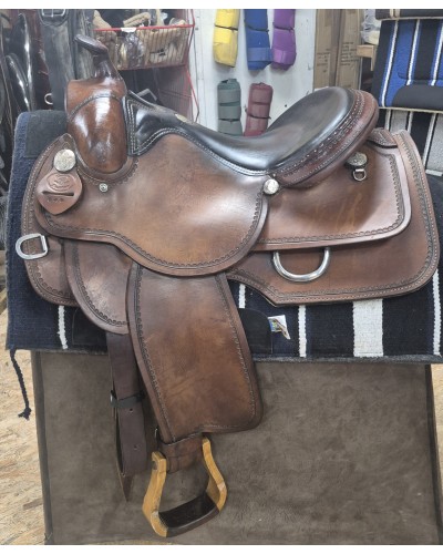 SELLE WESTERN OCCASION EQUITATION AMERICAINE USA CONTINENTAL