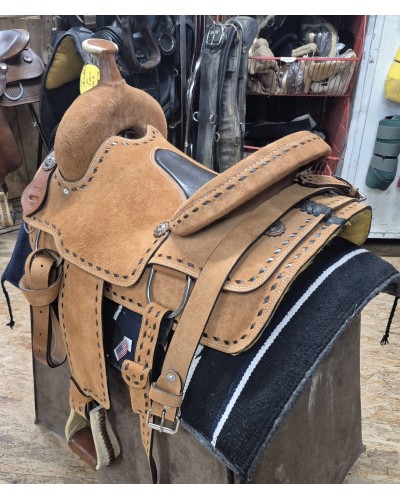 SELLE WESTERN OCCASION EQUITATION AMERICAINE USA CONTINENTAL