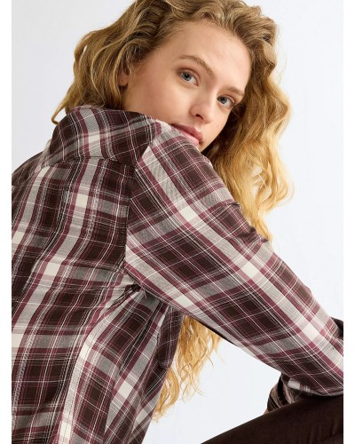 CHEMISE WESTERN AMERICAINE WRANGLER JACK DANIELS STARS AND STRIPES