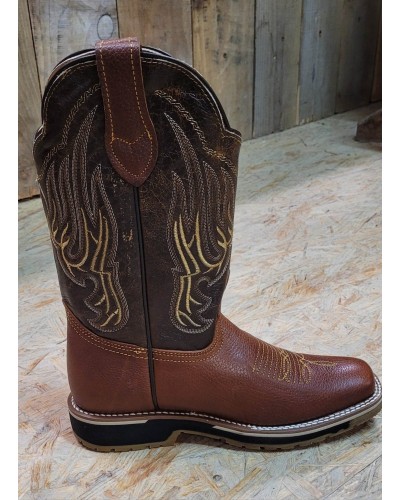 BOTTE TRAVAIL WESTERN EQUITATION AMERICAINE  ARIAT LAS TRANKAS ESTABLO STARS AND STRIPES