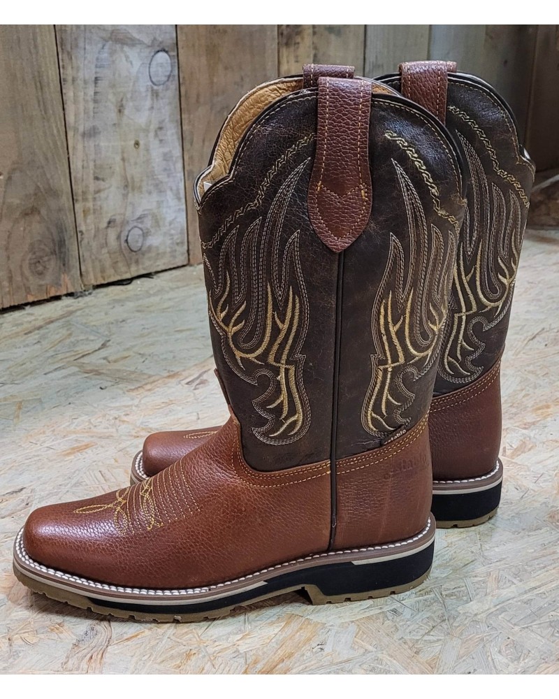 BOTTE TRAVAIL WESTERN EQUITATION AMERICAINE  ARIAT LAS TRANKAS ESTABLO STARS AND STRIPES