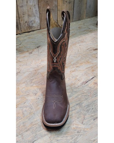 BOTTE TRAVAIL WESTERN EQUITATION AMERICAINE  ARIAT LAS TRANKAS ESTABLO STARS AND STRIPES