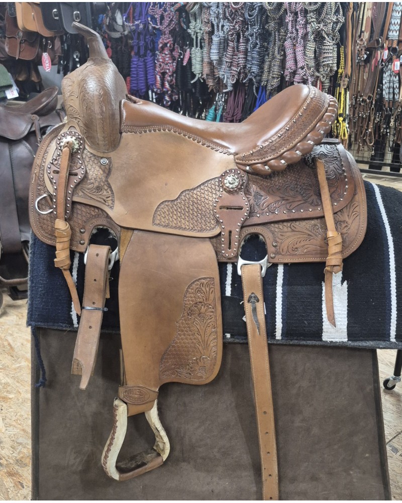 SELLE WESTERN OCCASION EQUITATION AMERICAINE USA CONTINENTAL