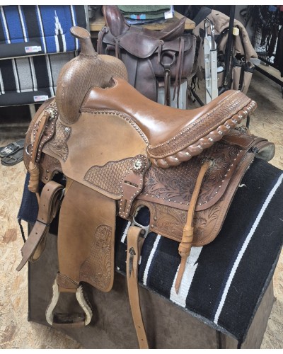 SELLE WESTERN OCCASION EQUITATION AMERICAINE USA CONTINENTAL