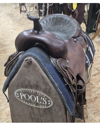 SELLE WESTERN OCCASION EQUITATION AMERICAINE USA CONTINENTAL