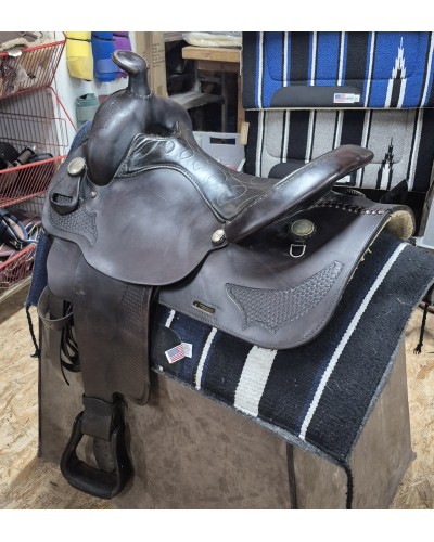 SELLE WESTERN OCCASION EQUITATION AMERICAINE USA CONTINENTAL
