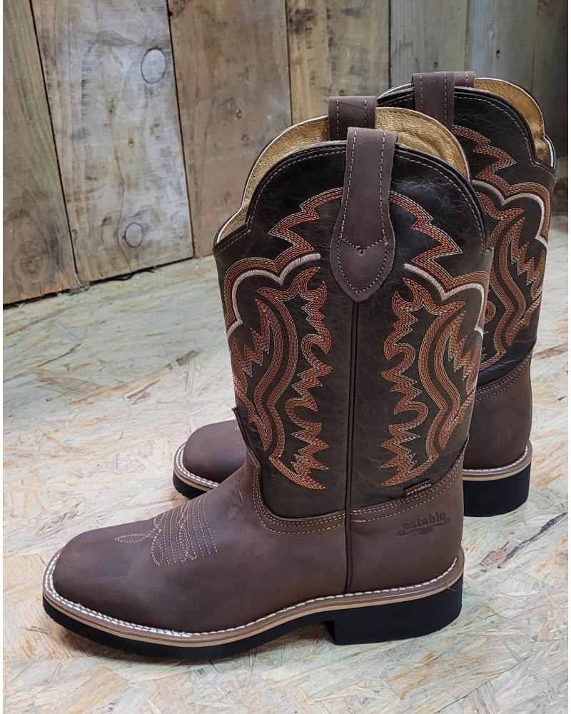 BOTTE TRAVAIL WESTERN EQUITATION AMERICAINE  ARIAT LAS TRANKAS ESTABLO STARS AND STRIPES