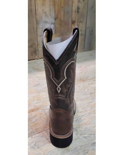 BOTTE TRAVAIL WESTERN EQUITATION AMERICAINE  ARIAT LAS TRANKAS ESTABLO STARS AND STRIPES