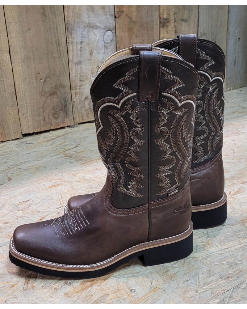 BOTTE TRAVAIL WESTERN EQUITATION AMERICAINE  ARIAT LAS TRANKAS ESTABLO STARS AND STRIPES