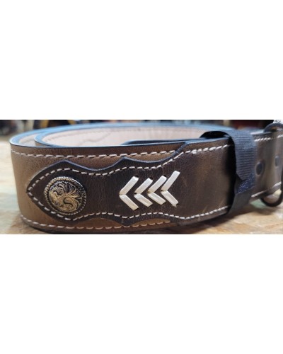 CEINTURE WESTERN COUNTRY TRAVAIL CUIR MEXIQUE USA