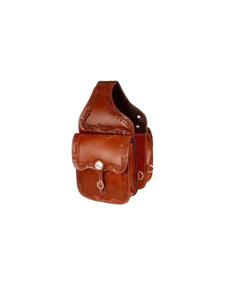 Sacoche De Selle Western Ridex – Cuir – Neuve – équitation