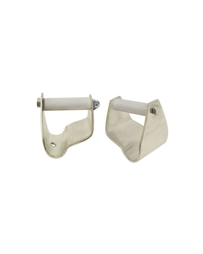 Étriers De Selle Western En Cuir Et Aluminium - Fabrication Inde, Pour équitation