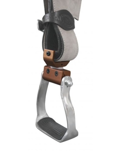 ETRIER WESTERN CHEVAL EQUITATION BOIS CUIR REWHIDE  GUETRE AMERICAINE