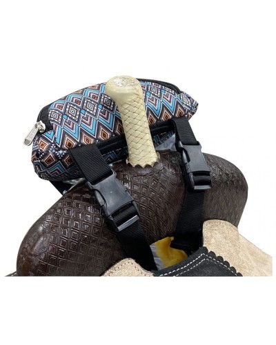 sacoche cuir bagagerie western selle américaine