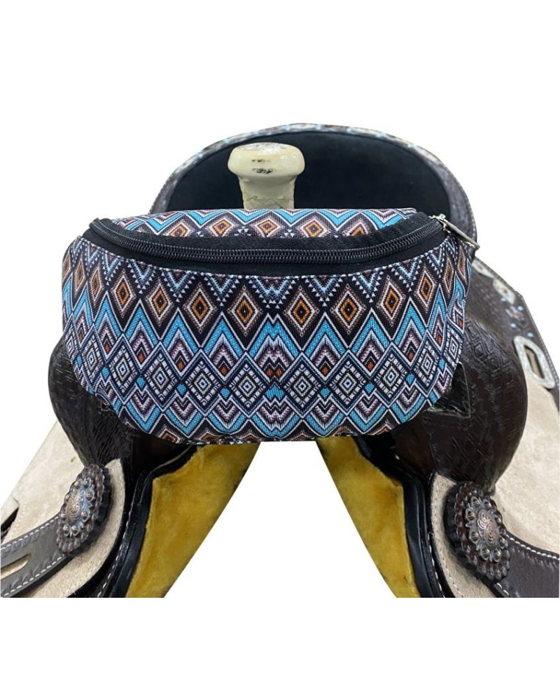 sacoche cuir bagagerie western selle américaine