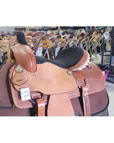 selle équitation western Hwest barrel compétition wade reining roping Pools west coast lakota denver DOUBLE S