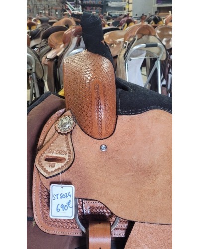 selle équitation western Hwest barrel compétition wade reining roping Pools west coast lakota denver DOUBLE S