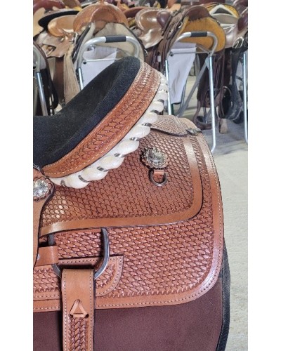 selle équitation western Hwest barrel compétition wade reining roping Pools west coast lakota denver DOUBLE S