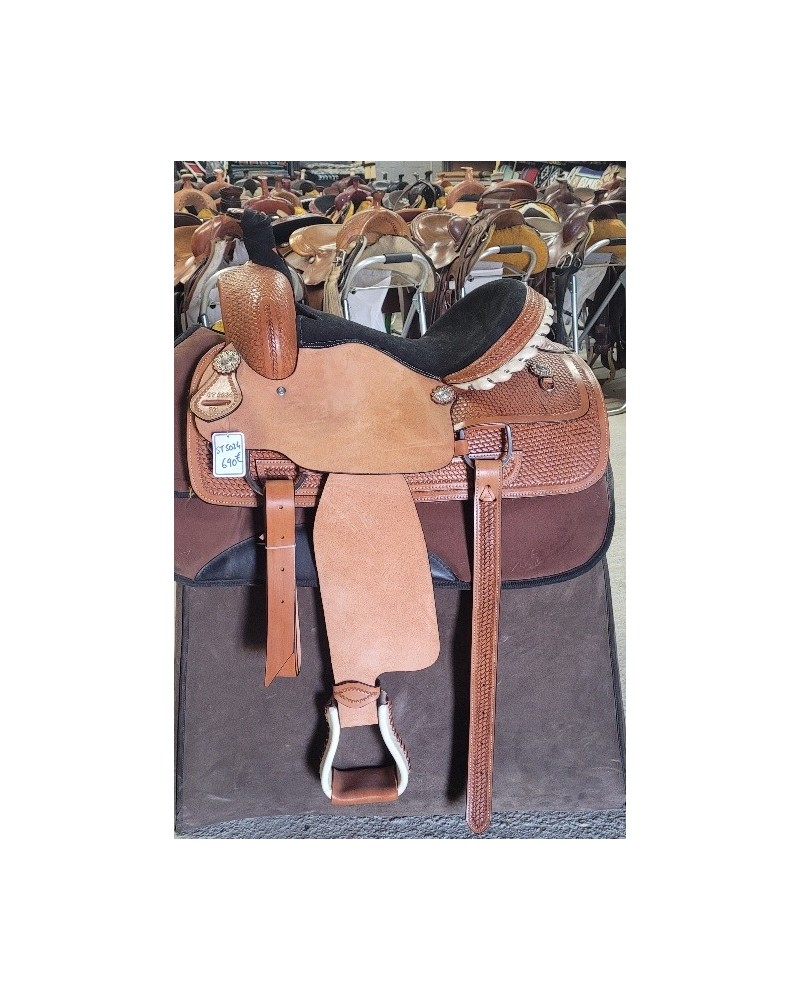 selle équitation western Hwest barrel compétition wade reining roping Pools west coast lakota denver DOUBLE S