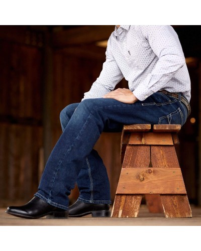 CHEMISE WESTERN AMERICAINE WRANGLER JACK DANIELS STARS AND STRIPES