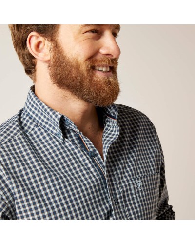 CHEMISE WESTERN AMERICAINE WRANGLER JACK DANIELS STARS AND STRIPES