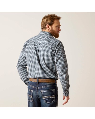 CHEMISE WESTERN AMERICAINE WRANGLER JACK DANIELS STARS AND STRIPES