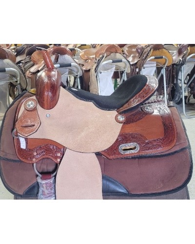 selle équitation western Hwest barrel compétition wade reining roping Pools west coast lakota denver DOUBLE S