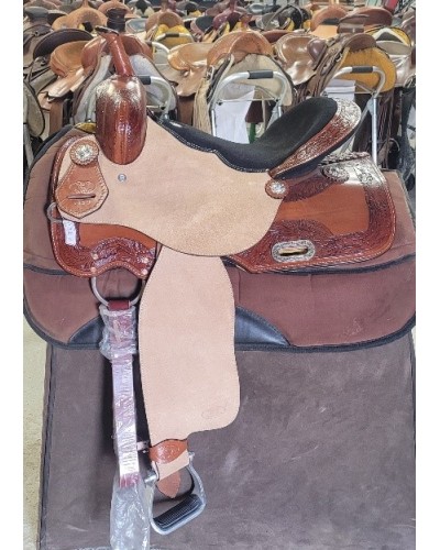 selle équitation western Hwest barrel compétition wade reining roping Pools west coast lakota denver DOUBLE S