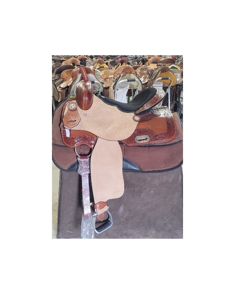 selle équitation western Hwest barrel compétition wade reining roping Pools west coast lakota denver DOUBLE S