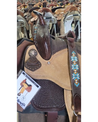 selle équitation western Hwest barrel compétition wade reining roping Pools west coast lakota denver DOUBLE S