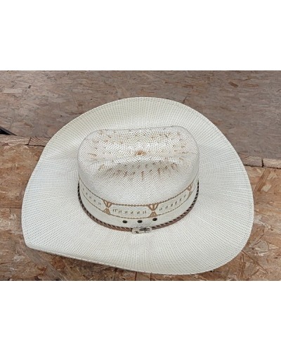 CHAPEAU PAILLE FEUTRE CUIR COWBOY RANCH EQUITATION WESTERN COUNTRY