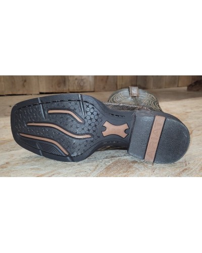 BOTTE TRAVAIL AMERICAINE ROBUSTE EQUITATION WESTERN