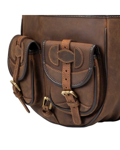 sacoche cuir bagagerie western selle américaine TOUGH ONE