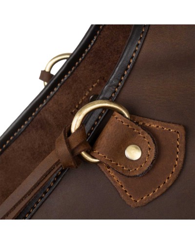 sacoche cuir bagagerie western selle américaine TOUGH ONE