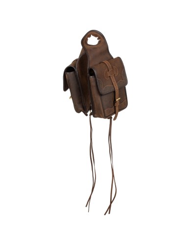 sacoche cuir bagagerie western selle américaine TOUGH ONE