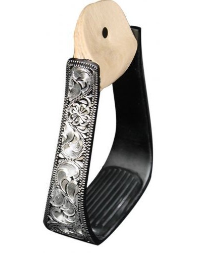 ETRIER WESTERN CHEVAL EQUITATION BOIS CUIR REWHIDE  GUETRE AMERICAINE