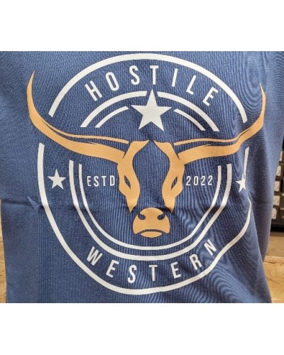 TEE SHIRT AMERICAIN EQUITATION WESTERN FASHION HOSTILE WESTERN