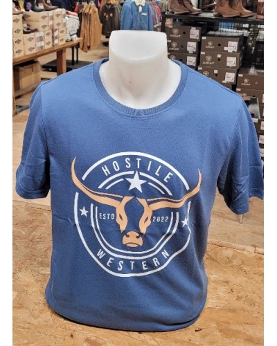 TEE SHIRT AMERICAIN EQUITATION WESTERN FASHION HOSTILE WESTERN